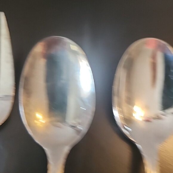 Cambridge Carlyle Stainless 18/8 Flatware Meat Fork Serving Spoons Butter Knife - Picture 3 of 7